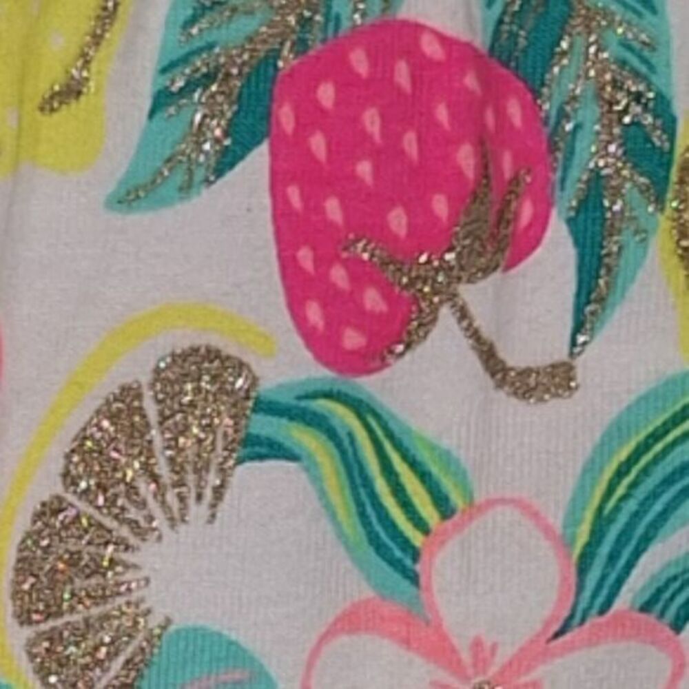 New 3 piece set of blouse and shorts‎ for girl pink/Green size 7/8 - Picture 6 of 16